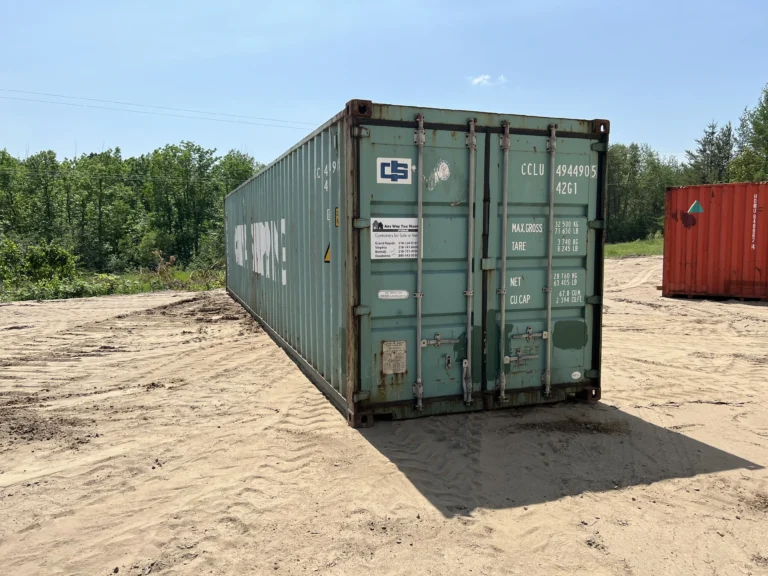 Used shipping container